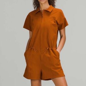 Lululemon Stretch Rib Pocketed Romper - Butternut Brown